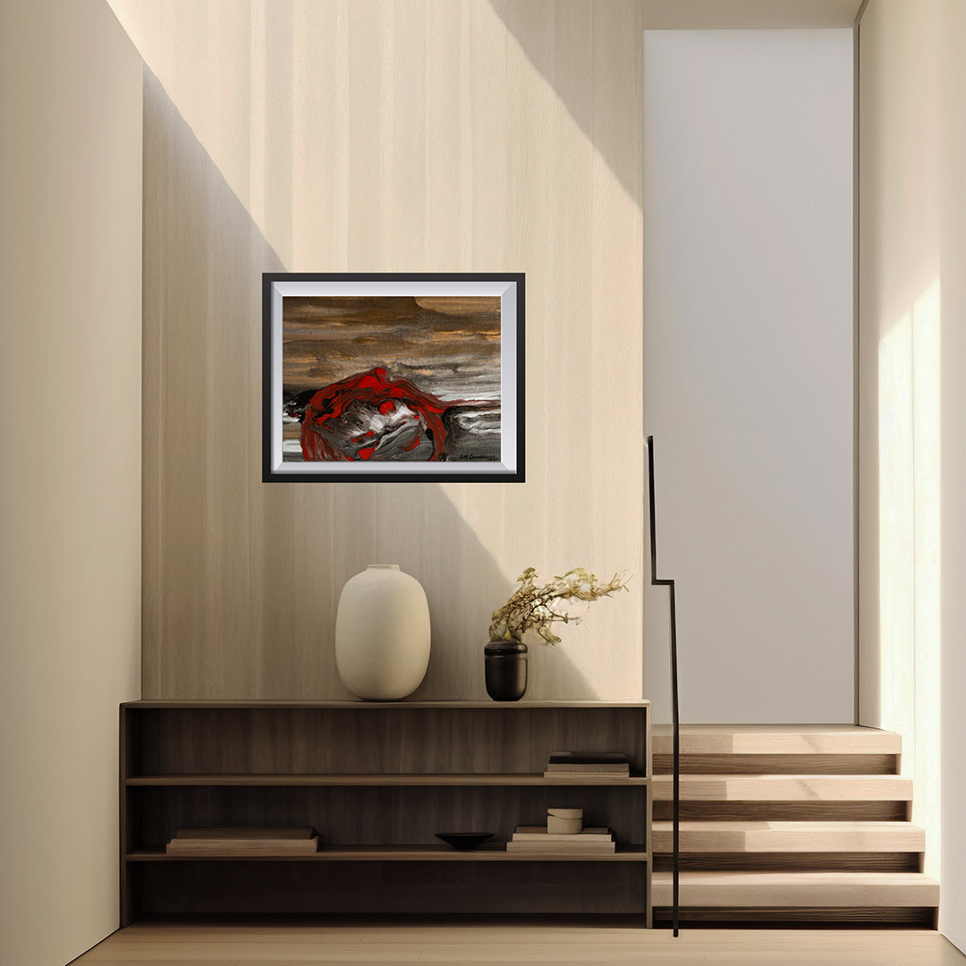 Volcán Abstracto IV