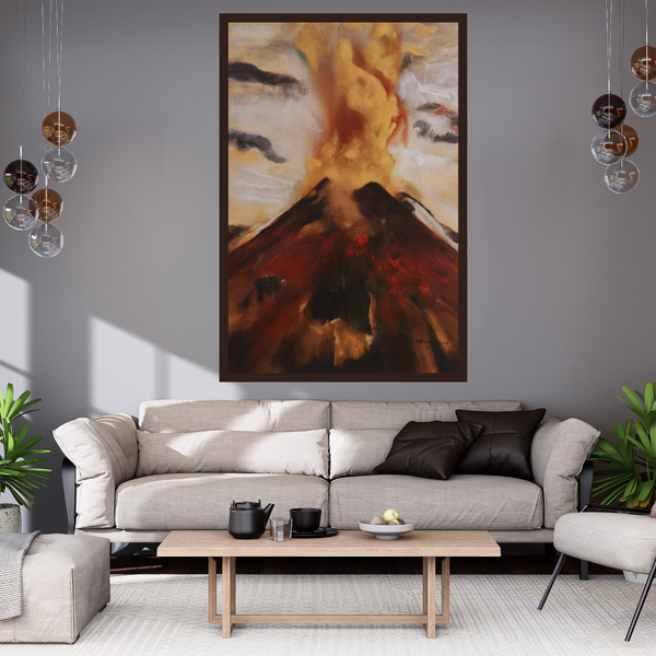 Erupción Arenal - 150 x 100 cm