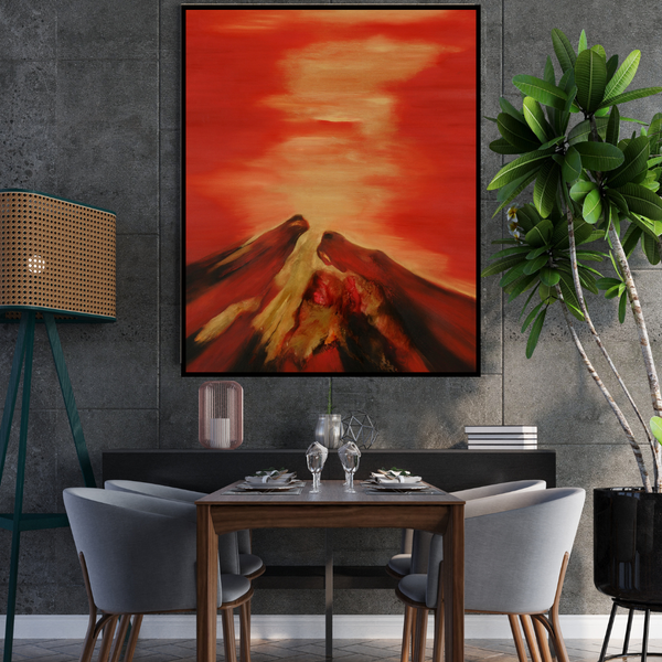 Erupción en Oro - 150 x 100 cm · 2003