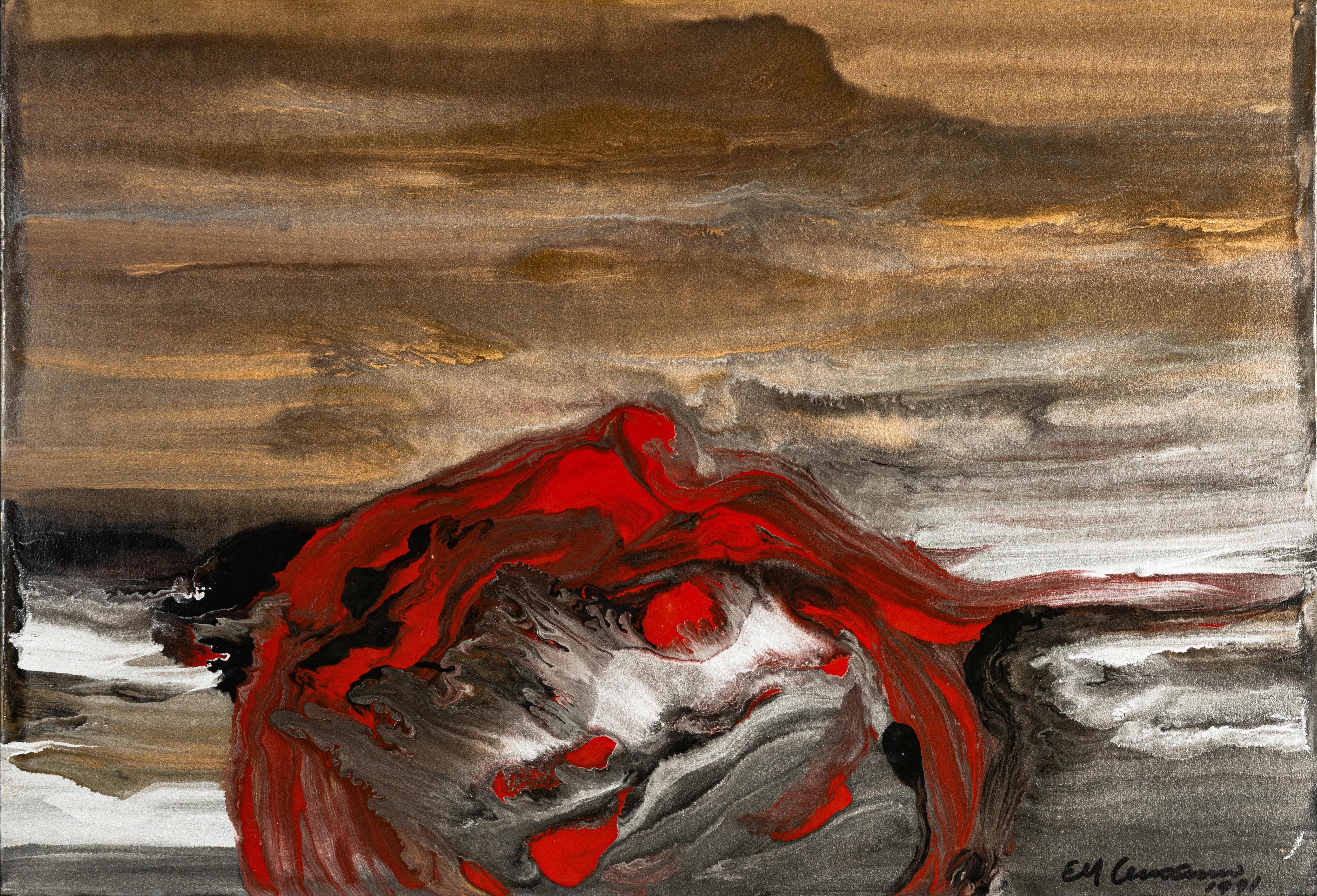 Volcán Abstracto IV