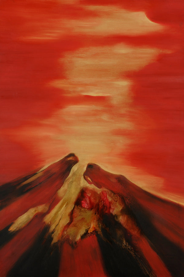 Erupción en Oro - 150 x 100 cm · 2003